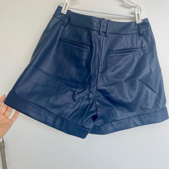 JCrew leather high rise faux short 4 - Picture 4 of 4